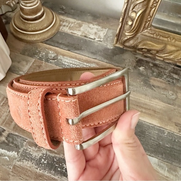 Vintage leather and suede belt. - Picture 1 of 5